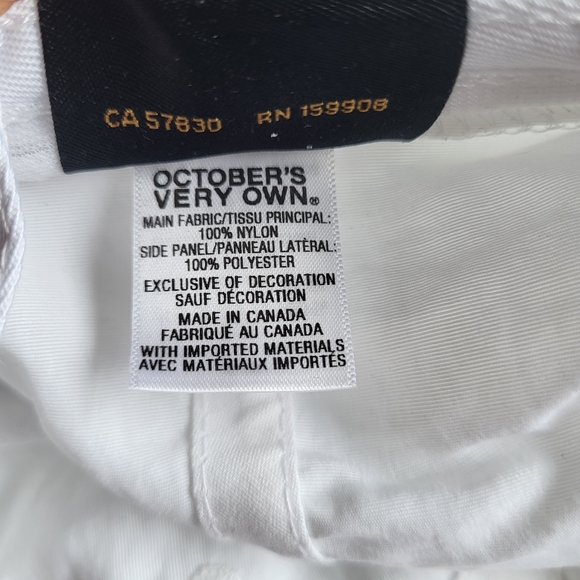 OVO Nylon White Sports Cap Adjustable Reflective Strap Hat - Picture 8 of 8